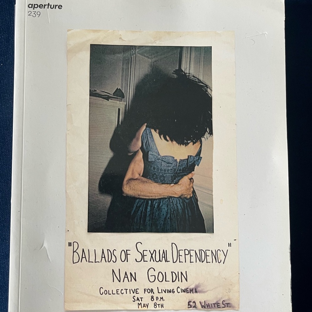Aperture 239 Ballads of Sexual Dependency by Nan Goldin